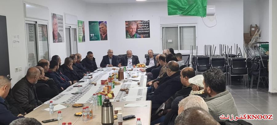 الموحدة تجتمع مع لجان القرى العربية بالمجالس الإقليمية